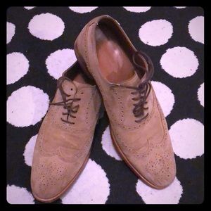 Suede Wingtips